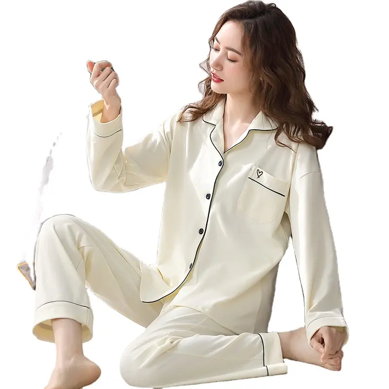 Роскошная женская пижама из 100% полиэстера на заказ, летняя Удобная Пижама телесного цвета, охлаждающая одежда для сна
