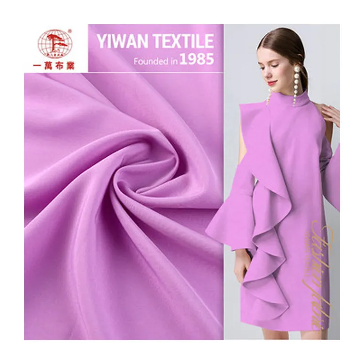 OEM Cheap Bulk Soft polyester chiffon fabric plain crepe chiffon fabric