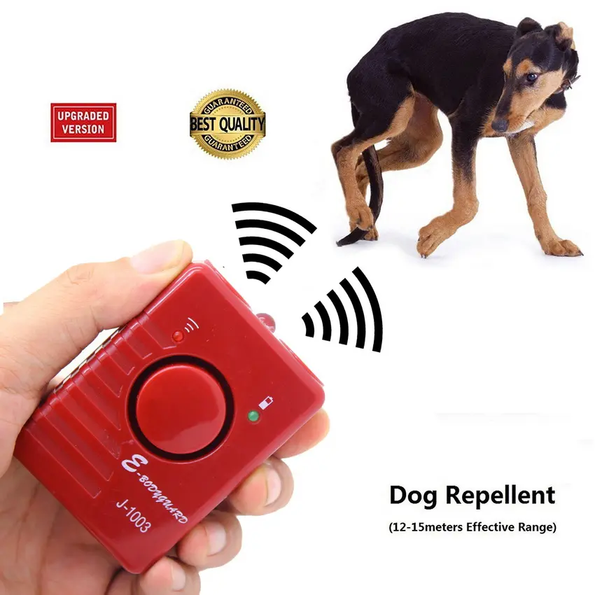 Rechargeable Pet Ultrasonic Dog Repeller Portable 4 in 1 Anti Theft LED Flashlight for Aggressive Dog Anti Barking Stop Bark