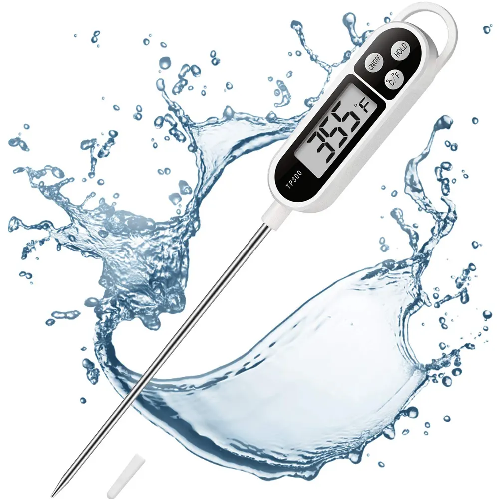 Kitchen Cooking Food Long Probe Thermometer Tp300 Digital Instant Read Meat Thermometer For Oil Deep Fry Bbq Grill Smoker