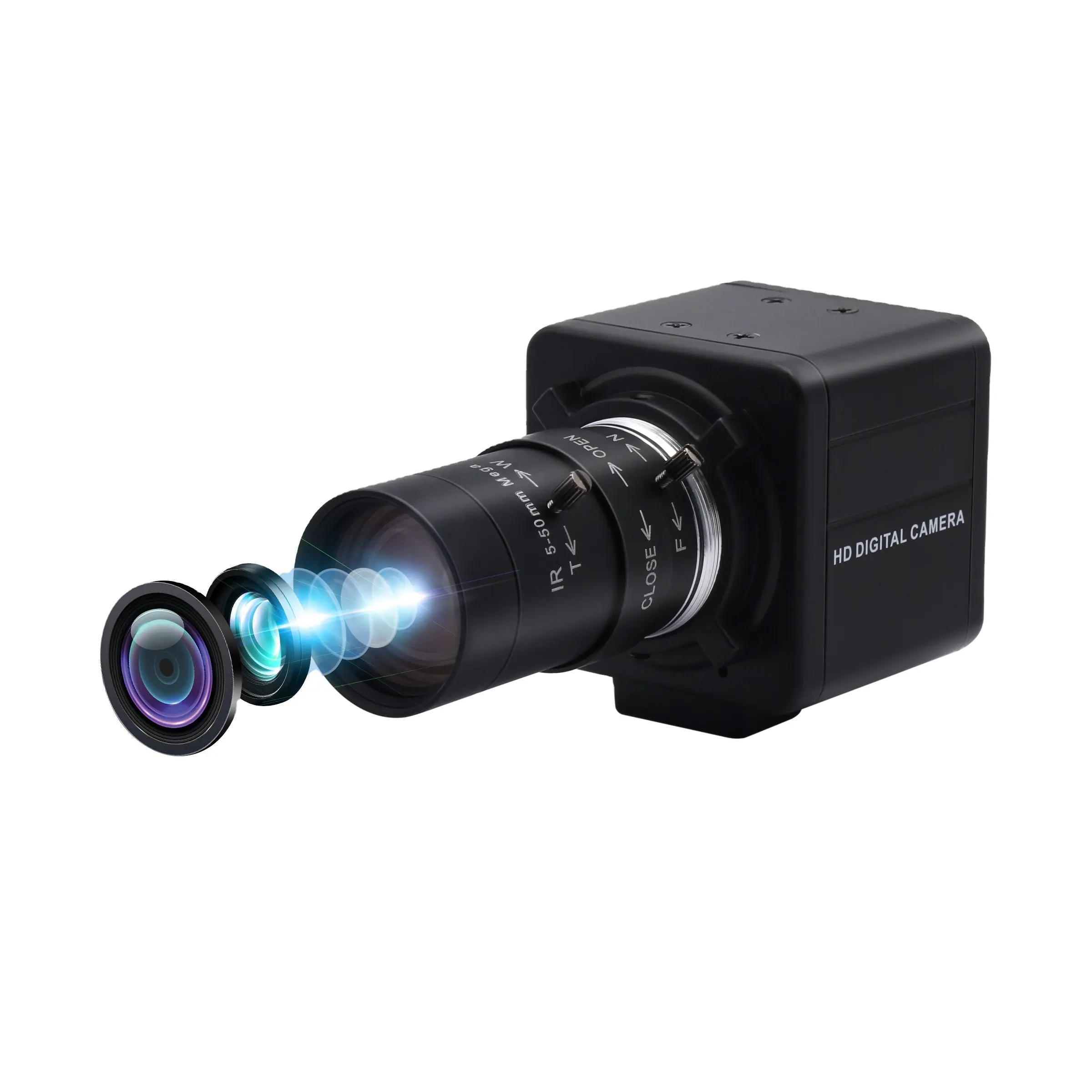 ELP 4K USB Camera 5-50mm Lens 4K Webcam With 3840x2160 HD Video Camera Sony Sensor Camera for MAC/Windows/Linux/Raspberry Pi