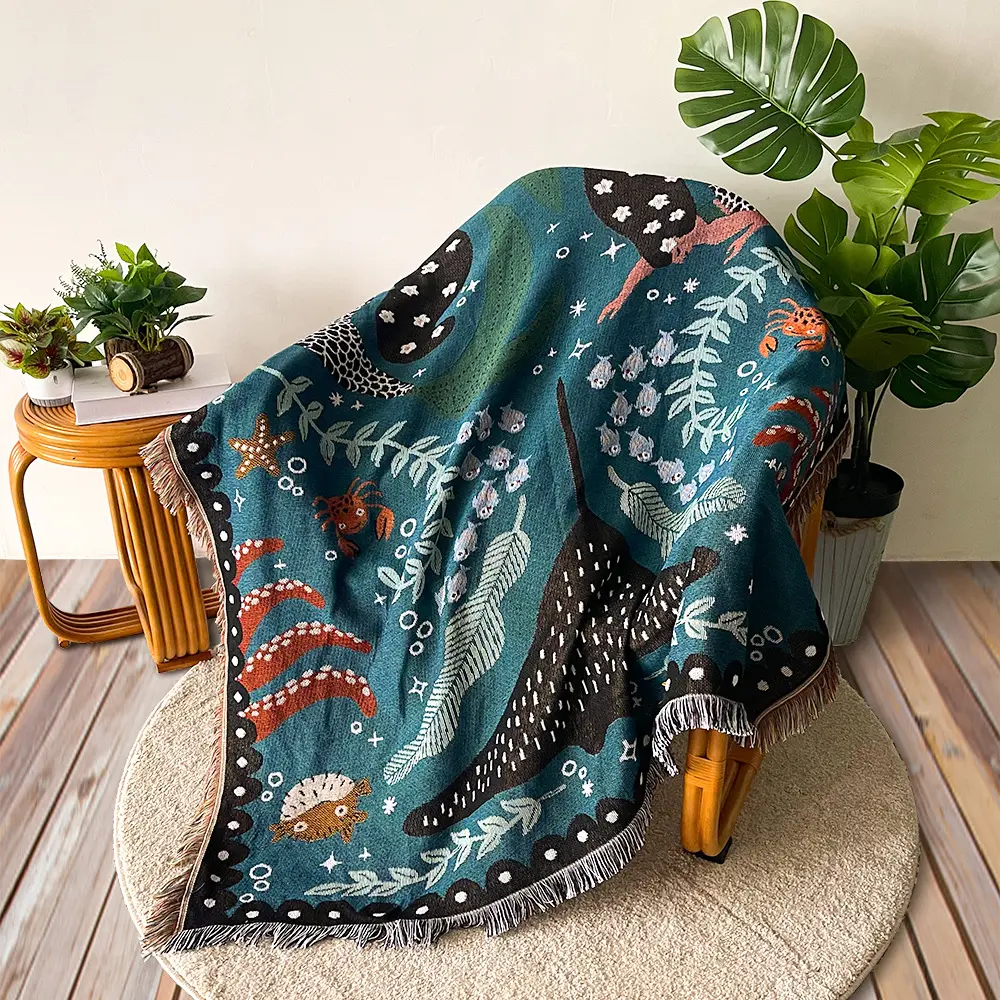 2021 In Style Latest Sofa Blanket Tapestry Bohemian Hair Towel Sofa Blanket
