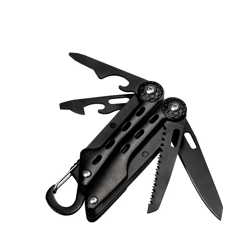 Amazon Hot Sell Black multi functional tool carabiner style pliers hand tool