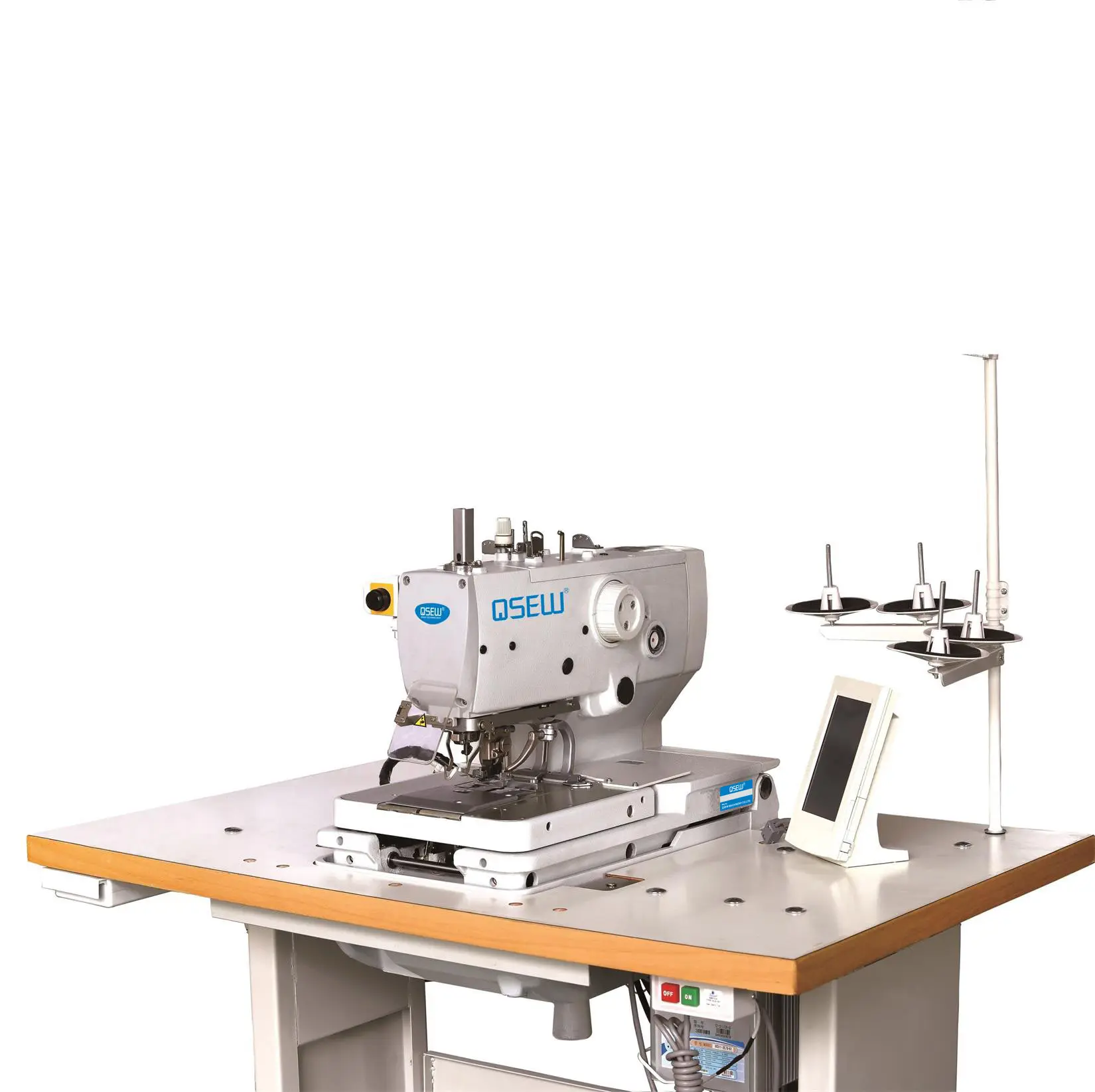 QS-9820-01 Electronic Direct Drive Round Eyelet Button Holing Industrial Sewing Machine