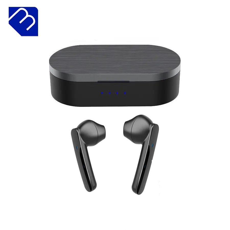 Customize Tws 5.0 Wireless Bluetooth Headset Headphone Noise Cancelling Earphone Earbuds With Charging Case