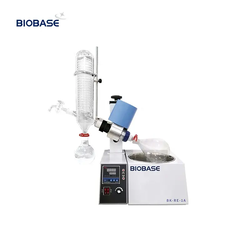 Биобазе, Китай, дисконтная роторная бутылка, 1л, антикоррозийный горизонтальный роторный испаритель с сигнализацией для лаборатории с вакуумным насосом