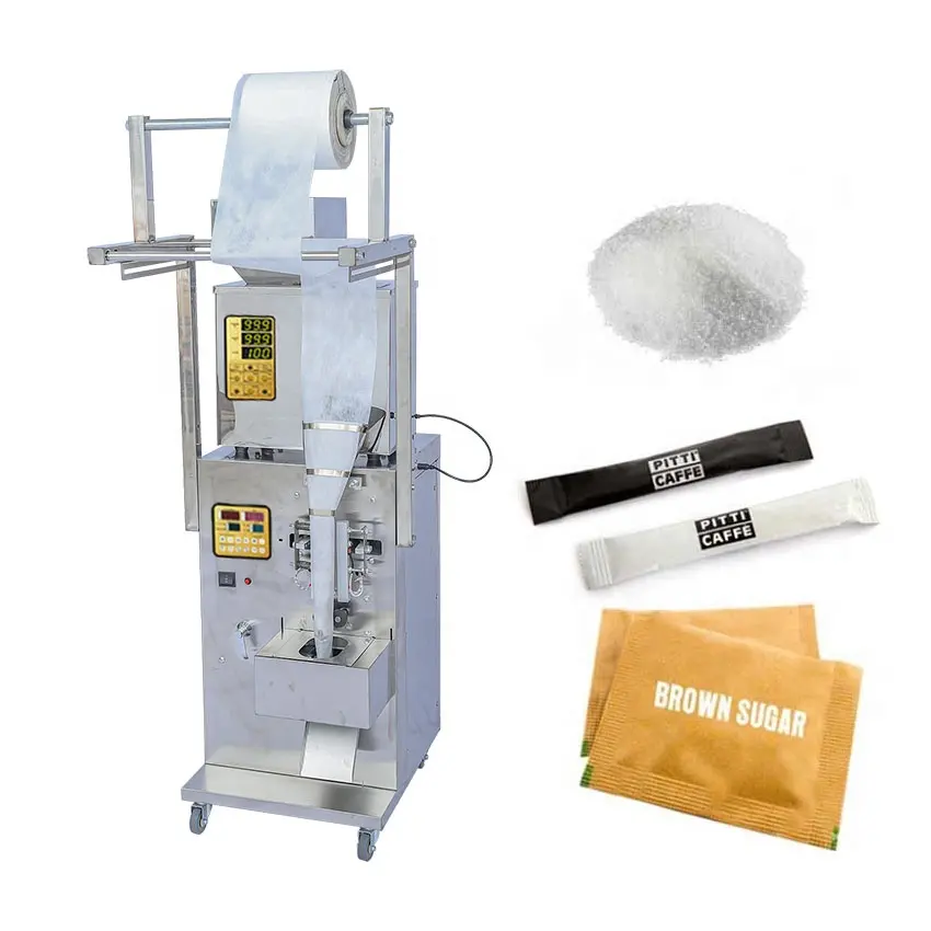 Automatic jaggery packet salt sugar sachet suger granule packet packing machine