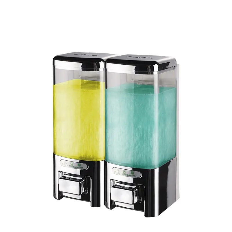 Hot Selling Wall-mounted Manual Soap Dispenser with Two Chamber