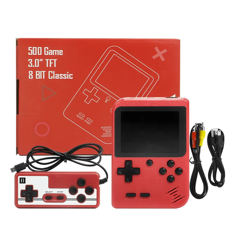 Tv Connection Handheld Game Player 3Inch Cheap Game Consoles 500 Classic Handheld Video Game Console
