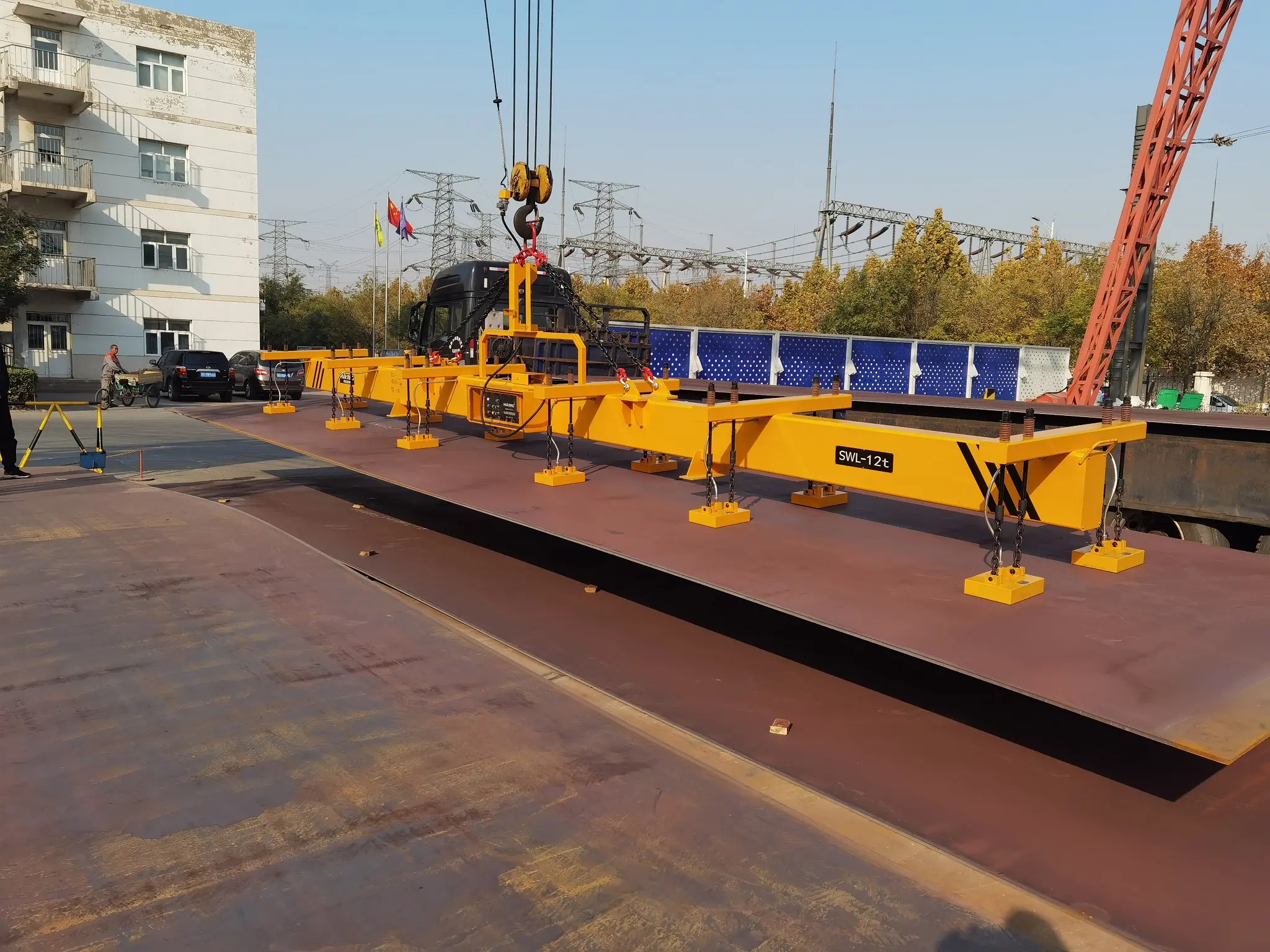 Heavy Lifting Magnets Heavy Steel Plate Safe Quick Despatch Device Used Lifting Magnets