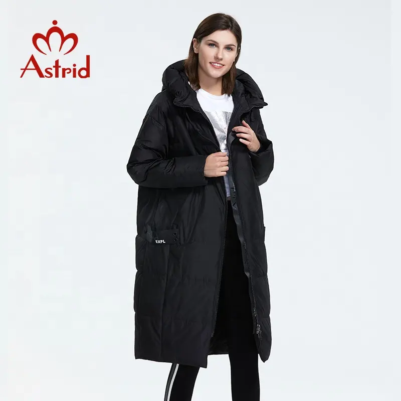 Новая модная женская зимняя куртка, Женская водонепроницаемая теплая верхняя одежда, плотная парка, пальто, длинное женское зимнее пальто с капюшоном