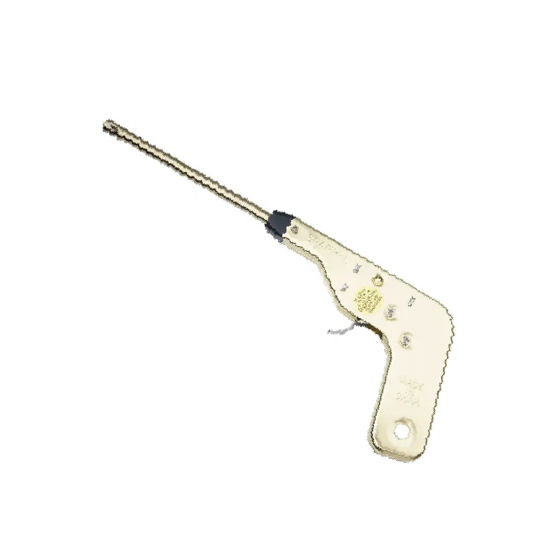 Modern Design New Fashion 28cm Metal Gold Kitchen Gas Lighter Metal Electronic Gun Lighter