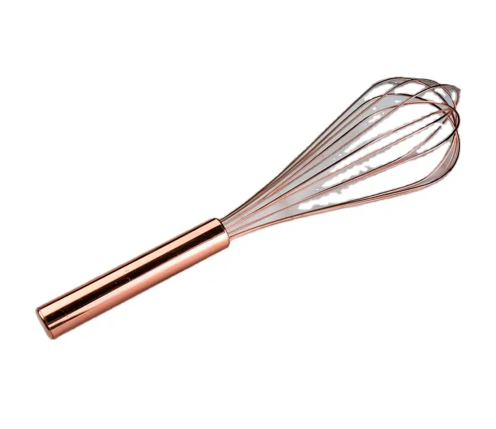 High Quality Stainless Steel Whisk Gold Color Copper Plating Technology Whisk