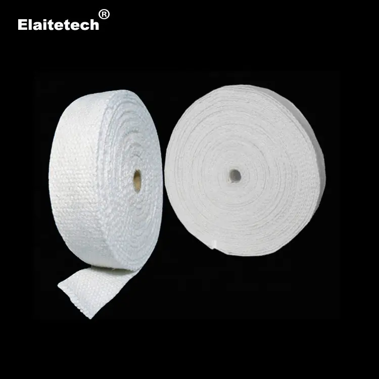 Refractory thermal sealing insulation ceramic fiber stainless steel wire reinforced woven tapes