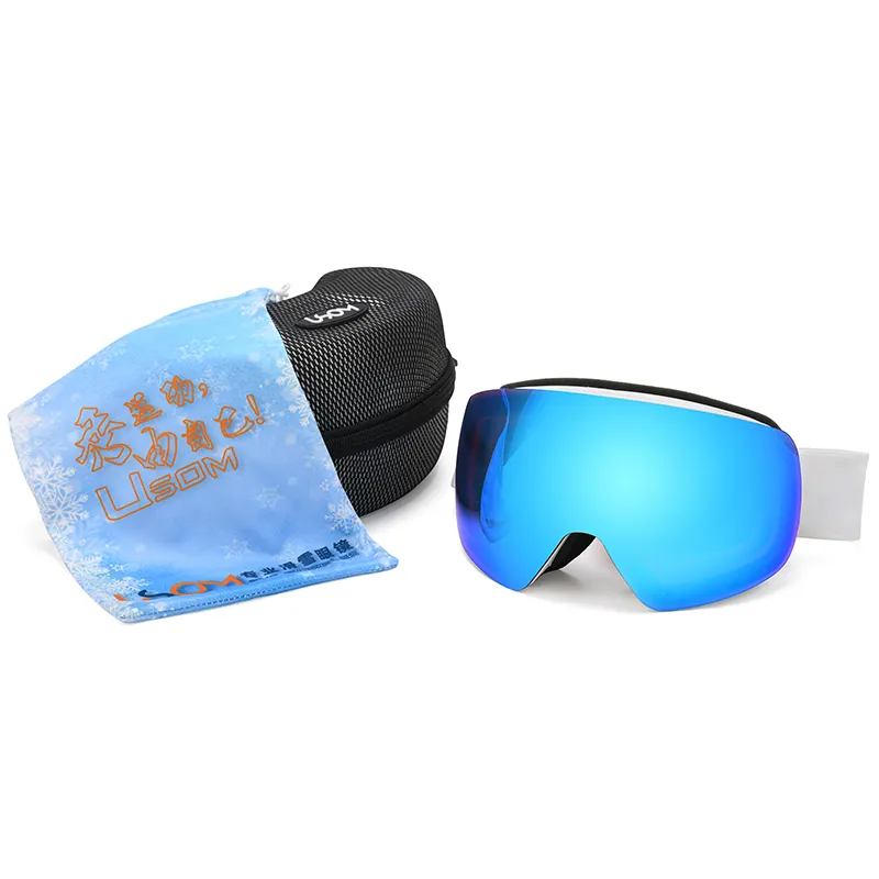 Оптовая продажа от производителя, защитные очки для снега с логотипом UV400, уличные зимние спортивные очки для катания на лыжах
