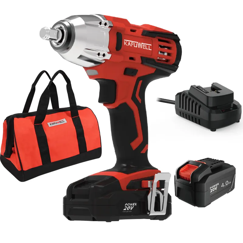KAFUWELL PA4223B Cordless Drill 2.0ah Cordless Impact Wrench Power Tools Battery Industrial Tool Sets Electric Impact Wrench