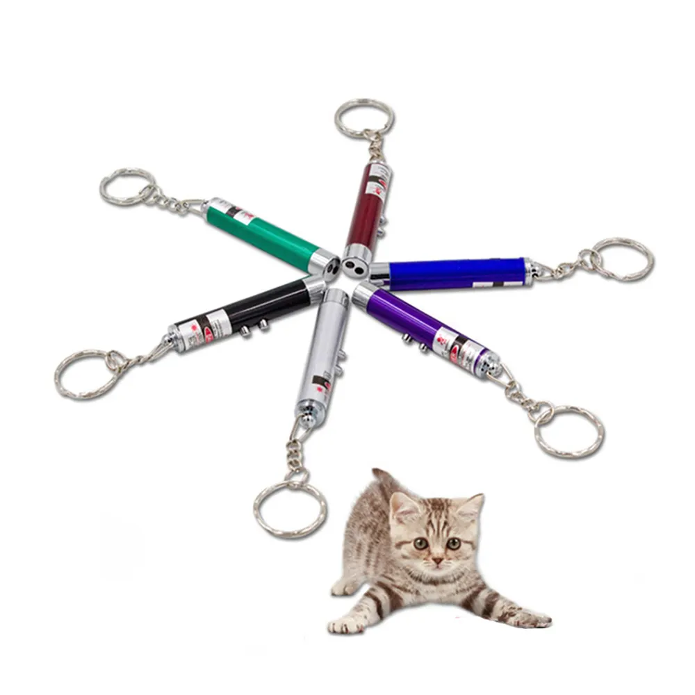 Cheap Price 2 in 1 Pocket Laser Pointer Pen Light Cat Toys Pet Training Tool Led Laser Pen Light