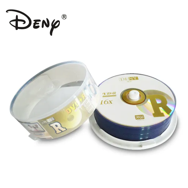 China high quality manufacture blank dvd+r discs with printing