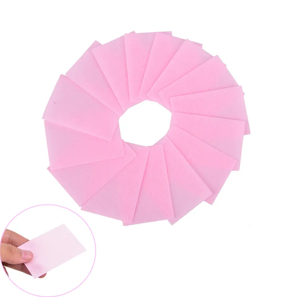 550 Pcs Manicure Nail Polish Remover Cotton Non-woven Disposable Gel Nail Glue Remover Towel Nail Art Tools Phototherapy Pads