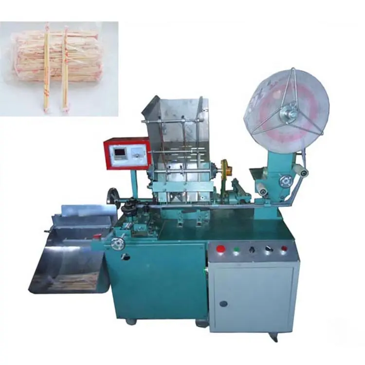 Automatic Disposable Bamboo Paper Wrapping Chopsticks Packing Machine
