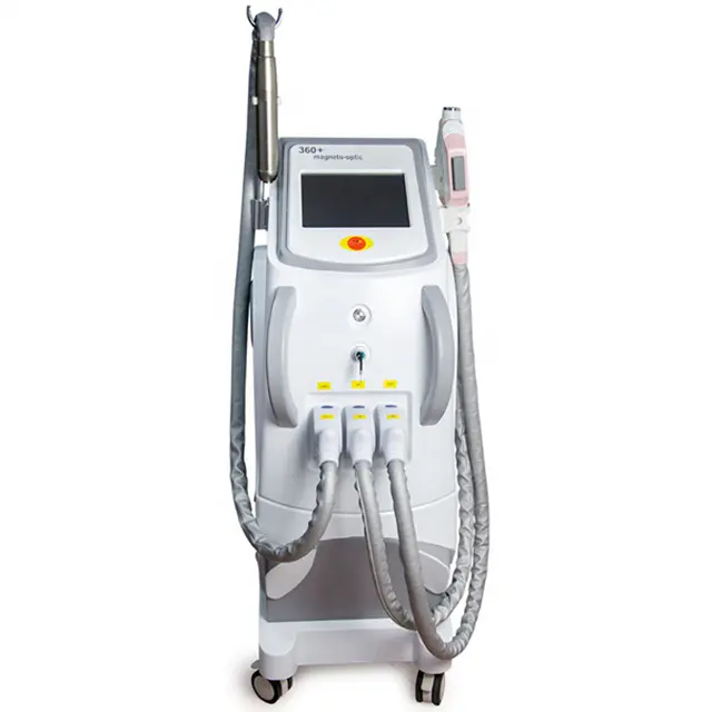 360 Magneto Optical System Elight IPL OPT +Alexandrite 755nm Picosecond Laser + RF Laser Hair Rremoval