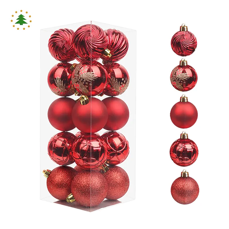 Jintai, профессиональные красные рождественские украшения, 6 см
