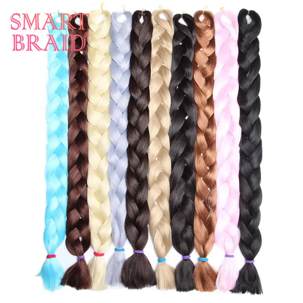 Wholesale 165g 41inch Synthetic Xpression Hair Braiding Hair 82 Inch Pack Braid Kanekalons Expression Jumbo Hair Braid