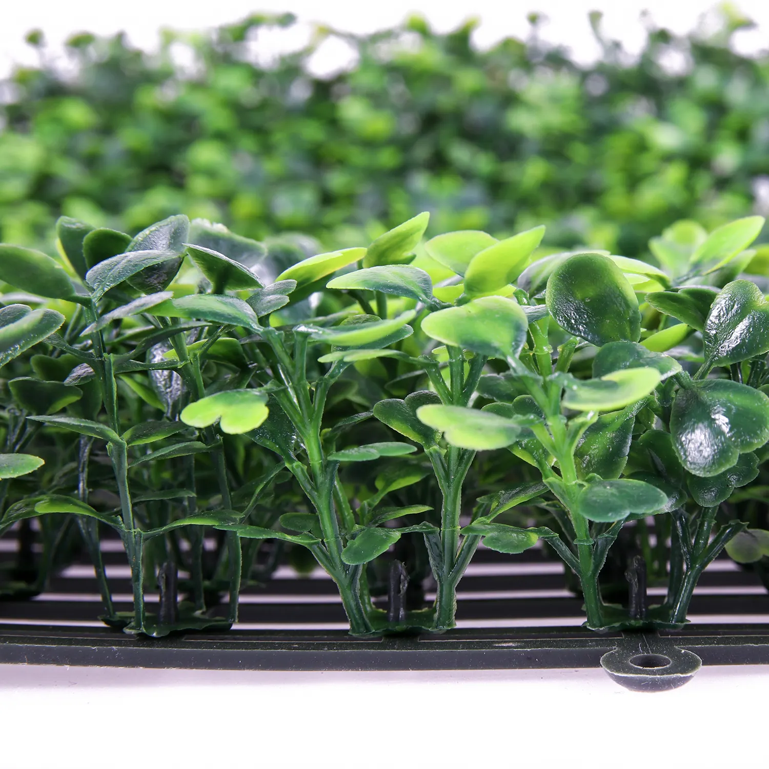 High Quality Plastic Faux Greenery Wall Mats Artificial Boxwood Hedge Panels For Vertical Garden Home Decoration