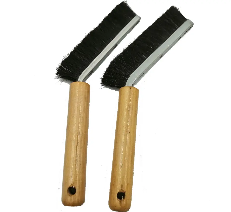 Industrial Factory Horsehair Paint Brush Moustache Drilling Pipe Dope Tire Brush Clean Brush CN;ZHE 50PCS Black Brown M1001 OEM