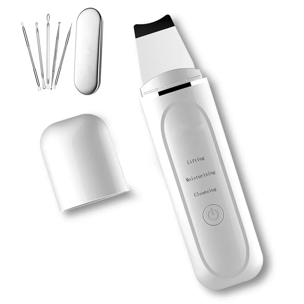 Face Beauty Equipment Facial Pore Cleaner Exfoliator Peeling Electric Face Massager Skin Scrubber Ultrasonic