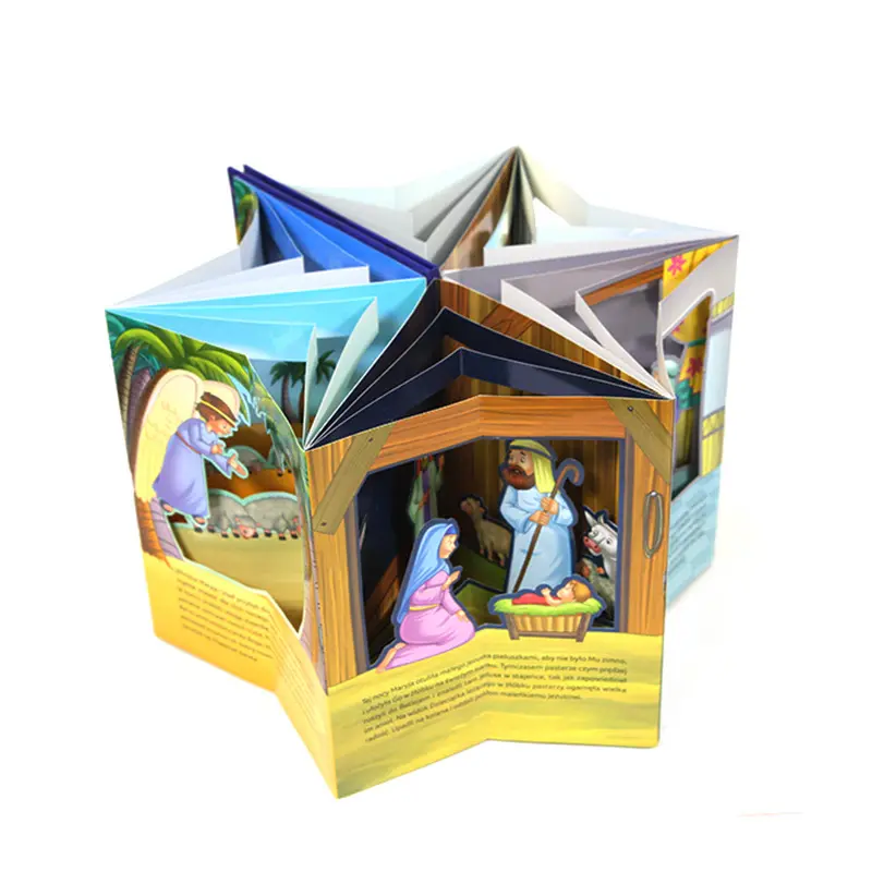 RANO OB-04 High-end Custom Kids Education Books, популярная детская всплывающая книга