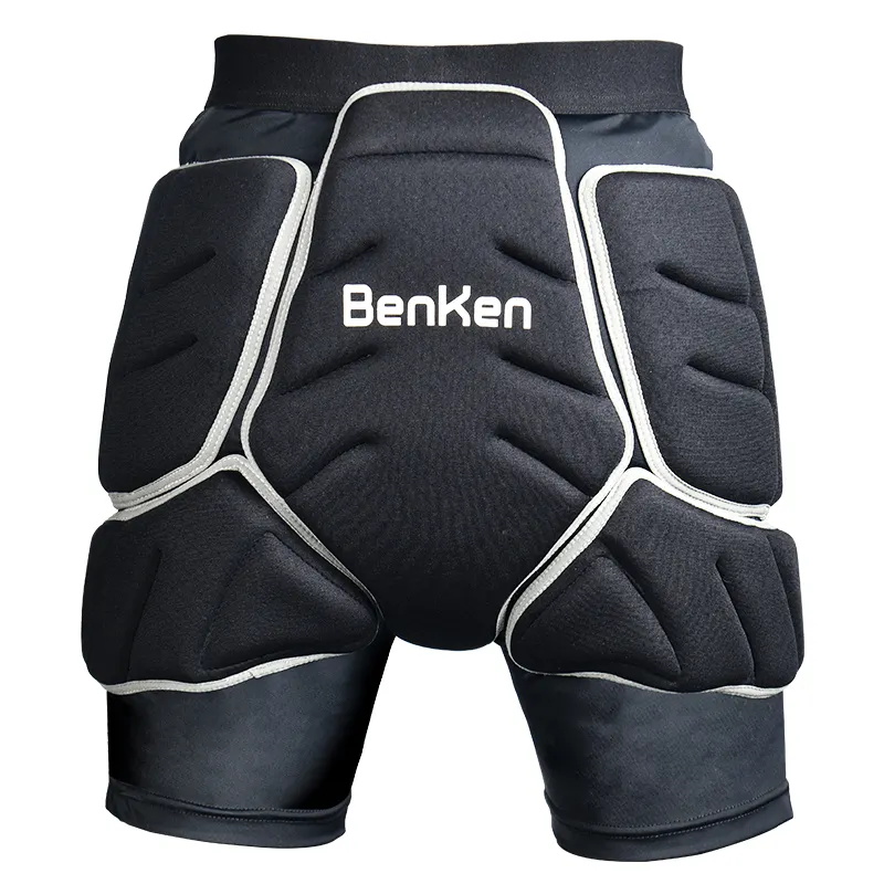 BenKen OEM ODM Armor Skiing Snowboards Shorts Hip Butt Protector 3D EVA Padded Protective Shorts