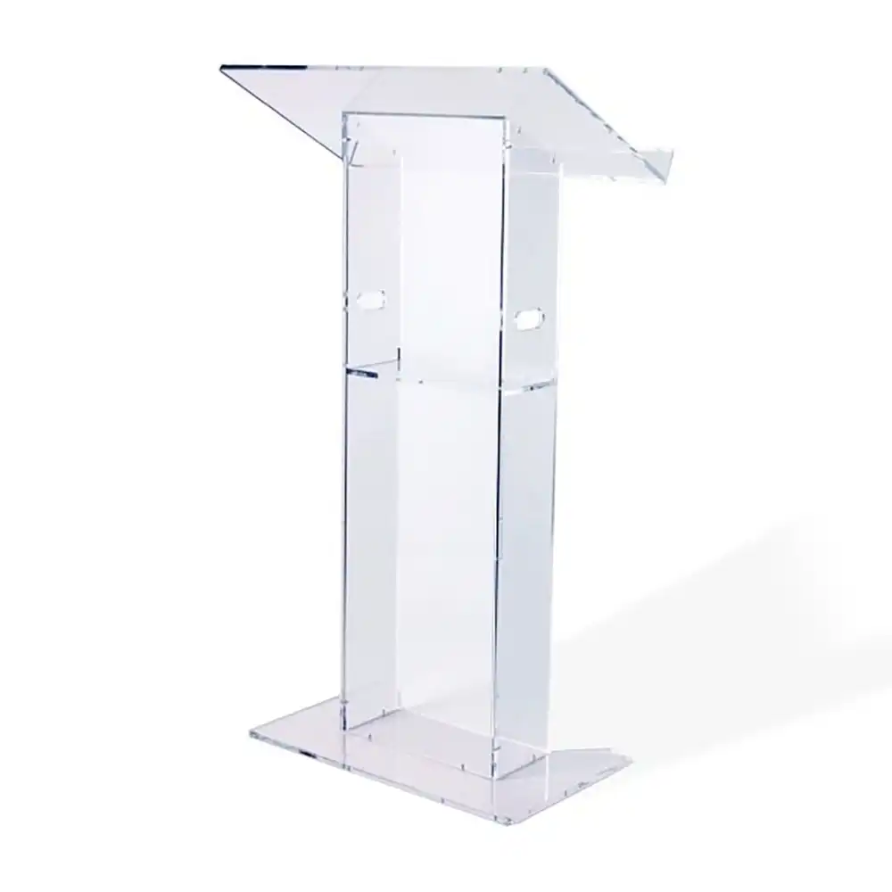 Most Popular Crystal Acrylic Lectern Podium Lectern Or Classroom Podium Modern Design Podium Lectern