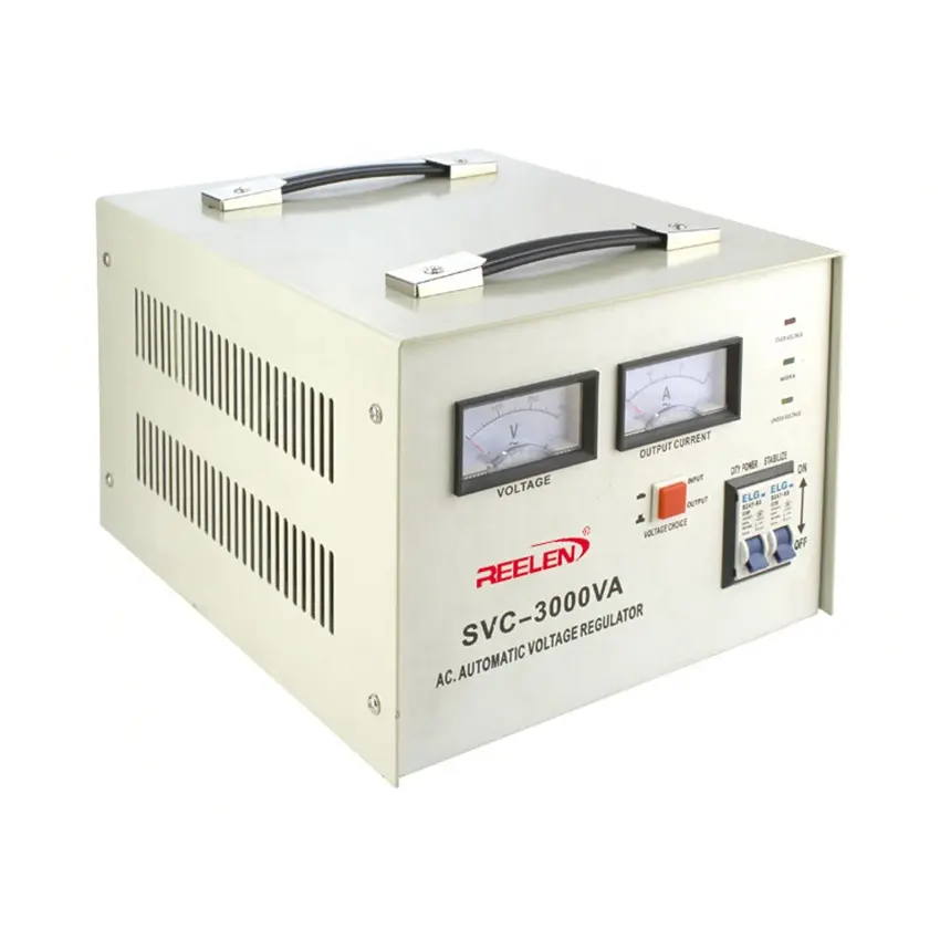 Single Phase Svc 3000va Ac Automatic Voltage Regulator 220V Adjustable Voltage Regulator