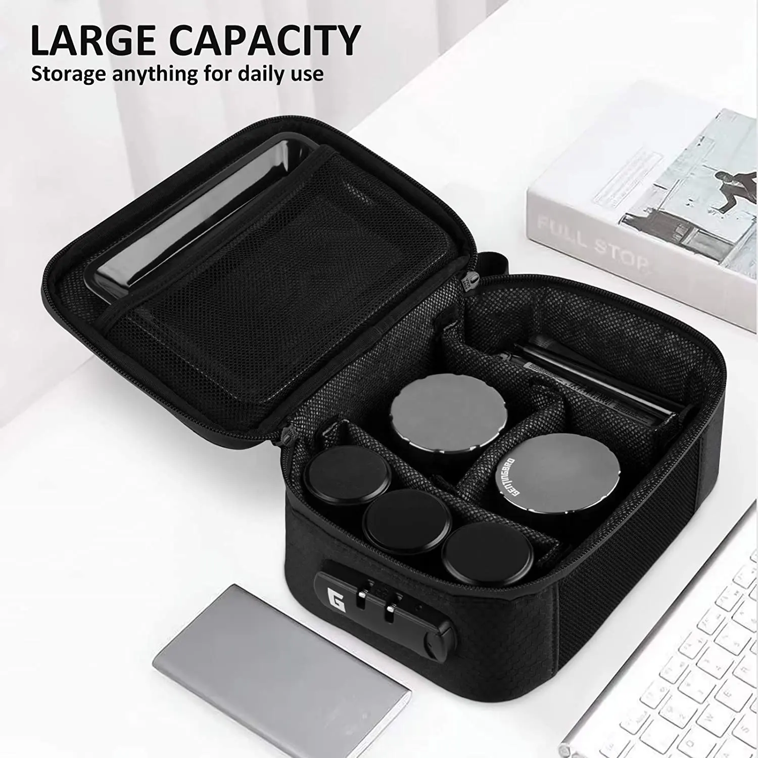 Smell Proof Carbon Bag Carbon Lined Custom Stash Glass Odor Smellproof Smoke Pipe Case Box Bags Smell Proof Bag For Smoking Weed Accessories