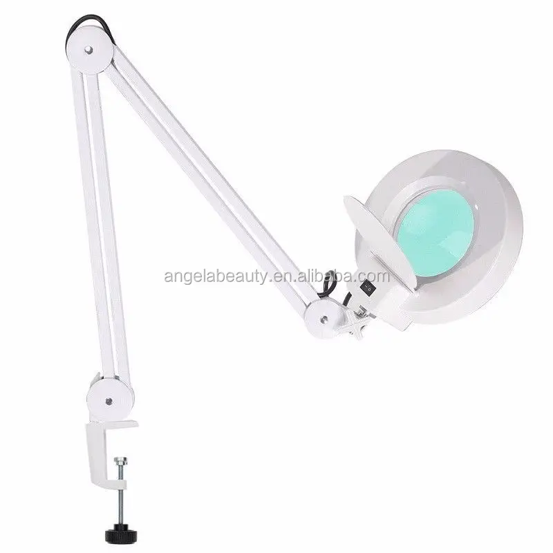 A1027 led magnifying lamp for beauty salon/led magnifying glass desk lamp