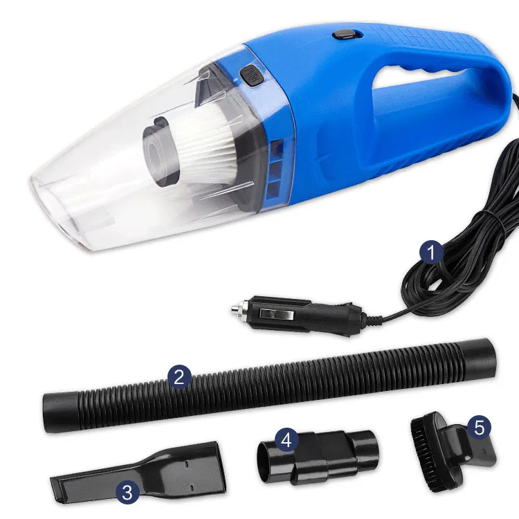 Online Hot Sale New Product High Suction Aluminum Filter 12V DC Wet and Dry Cord Cordless Portable Car Vacuum Cleaner