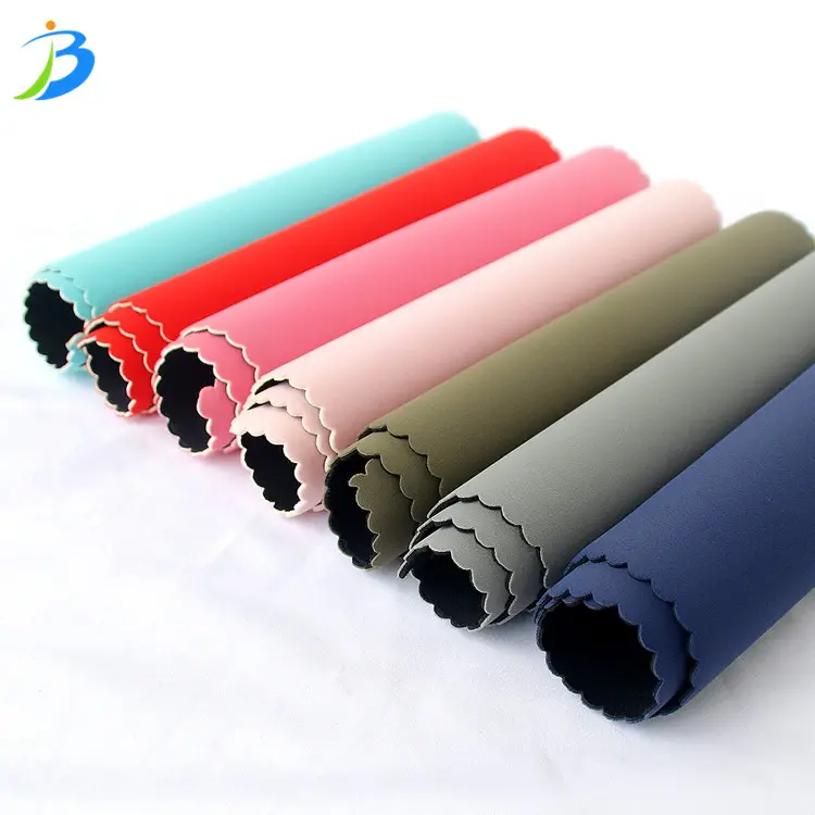 Custom SCR Black Soft Neopreno Fabric High Quality 5mm Waterproof Neoprene Suor White Color Printing SBR Sheets Neoprene Fabric