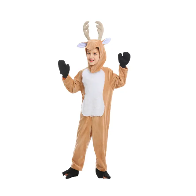 Прямая продажа с фабрики, Детский милый костюм оленя на Хэллоуин, Детский костюм оленя на Хэллоуин