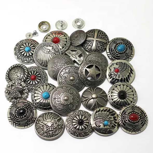 Заводское изготовление на заказ Conchos Metal Conchos Screw Back по хорошей цене