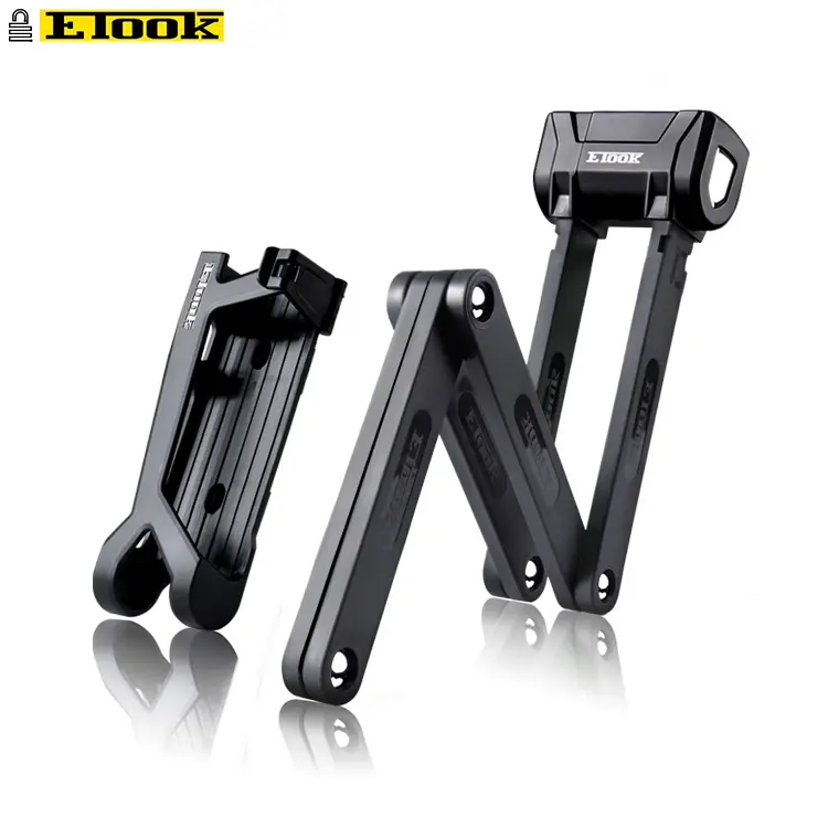 ETOOK High Strength Stainless Steel Rivets Folding Bike Lock For Ebike/Escooter/Motorbike