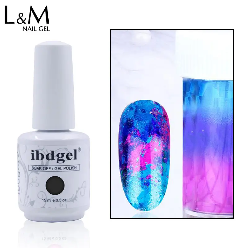 ibdgel 3D Transfer Printing Foil Gel Nail Polish Nail Art Design Paint UV LED