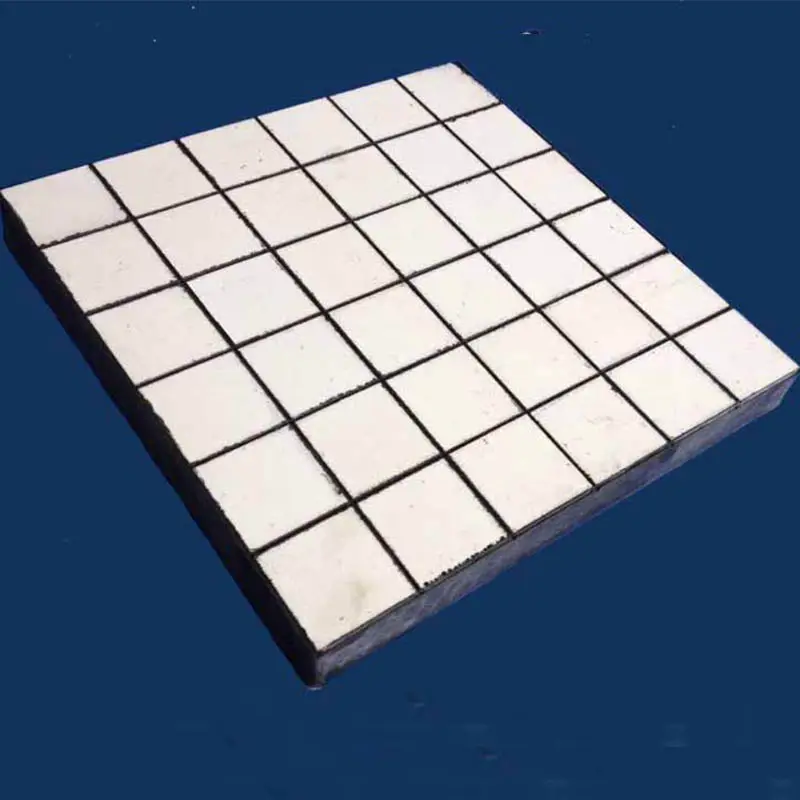 Керамическая износостойкая пластина ZTA, керамическая ударопрочная композитная резиновая керамическая подкладка