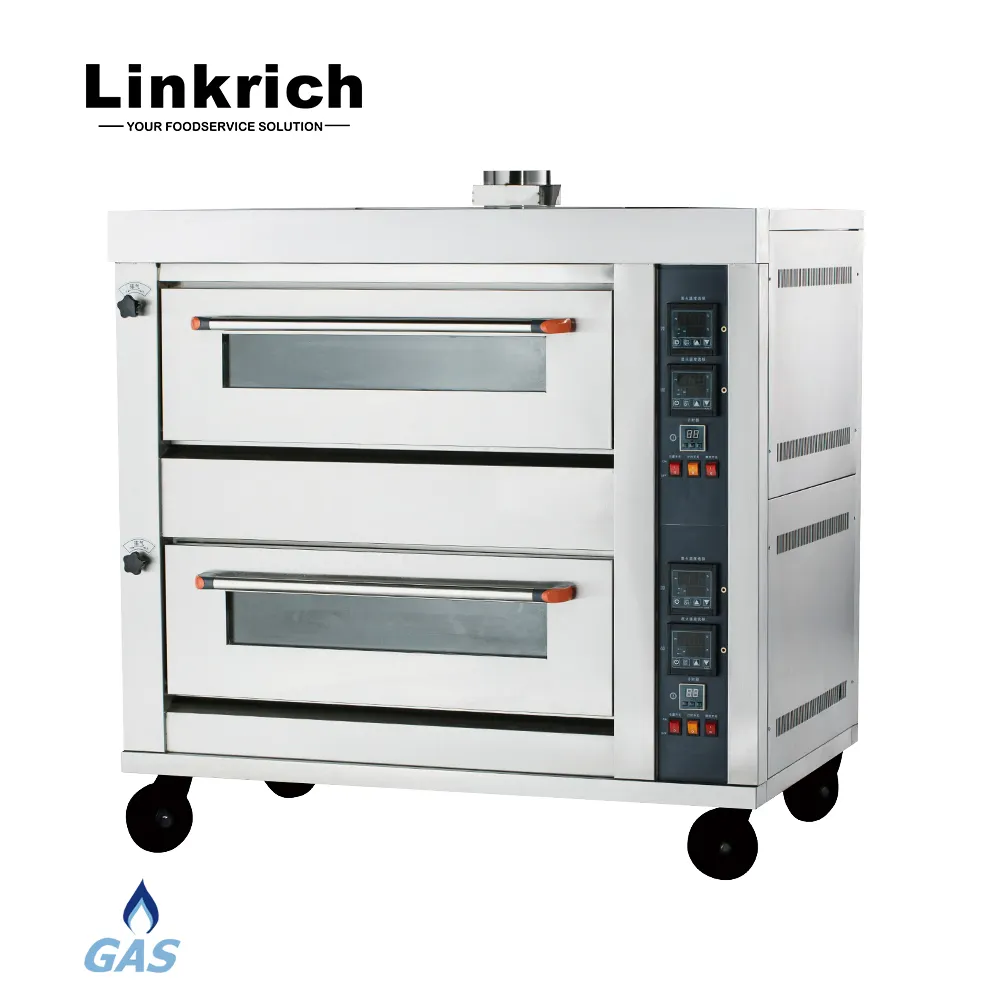 Economic Model New Design Digital Control Gas Oven For Bakery LR-40R