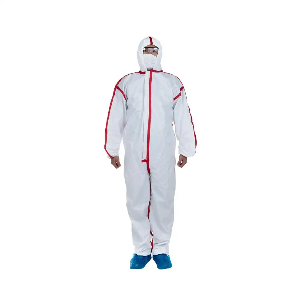 Asbestos removing disposable nonwoven coverall Approved CE type 5 type 6 standard