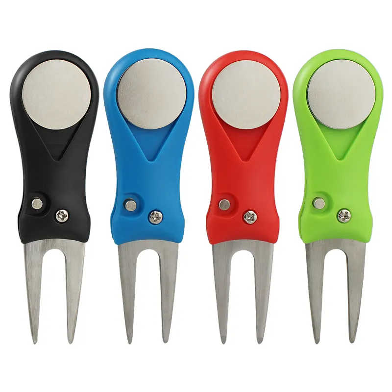 Customized Golf Marker Pitch Divot Repair Switchblade Tool