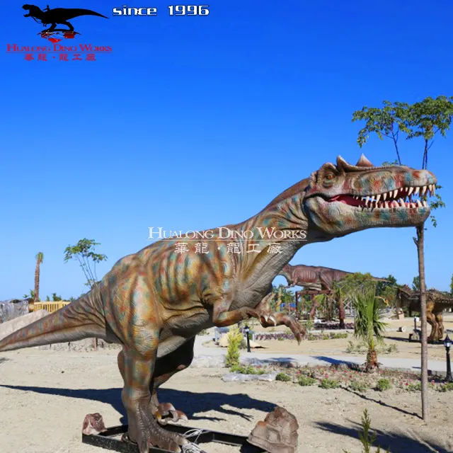 3D искусственный механический реалистичный аниматронный динозавр от поставщиков