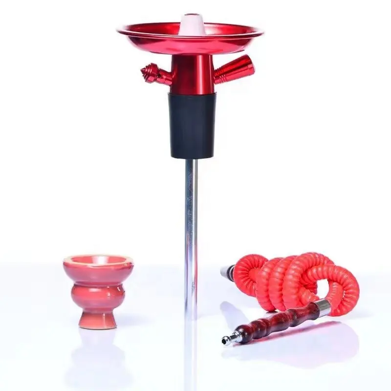 Hookah Shisha Accessories Aluminium Shisha Narguile Top Hookah Stem for Wine Bottle Chicha Hookah Kit Adapter