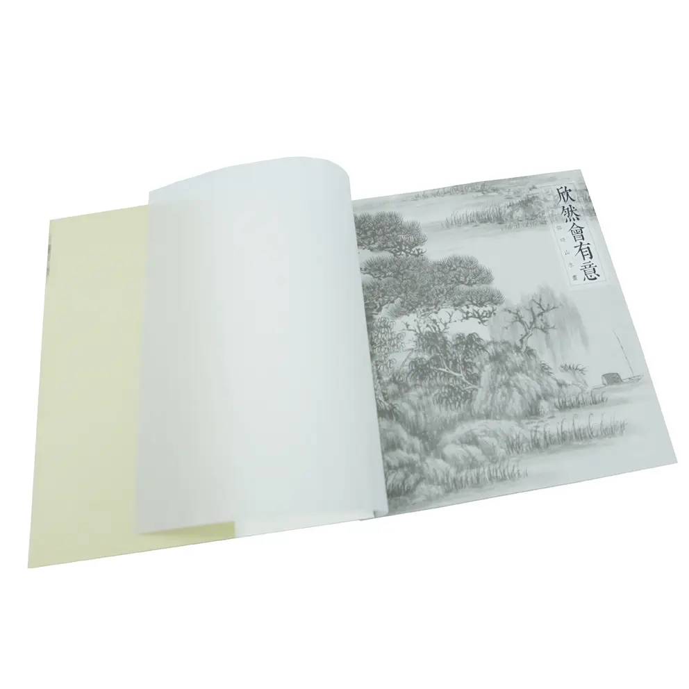 Wholese Full Color Chinese Painting Book Art Appreciation Collection Perfect Binding Book Printing