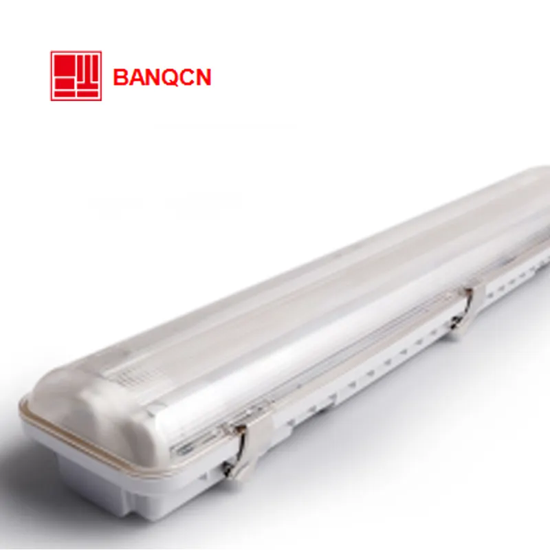 Banqcn T8 трубка внутри светодиодный трехсторонний светильник с 2ft 4ft 5ft IP65 Водонепроницаемый светодиодный Тир светильник 85 лм/Вт